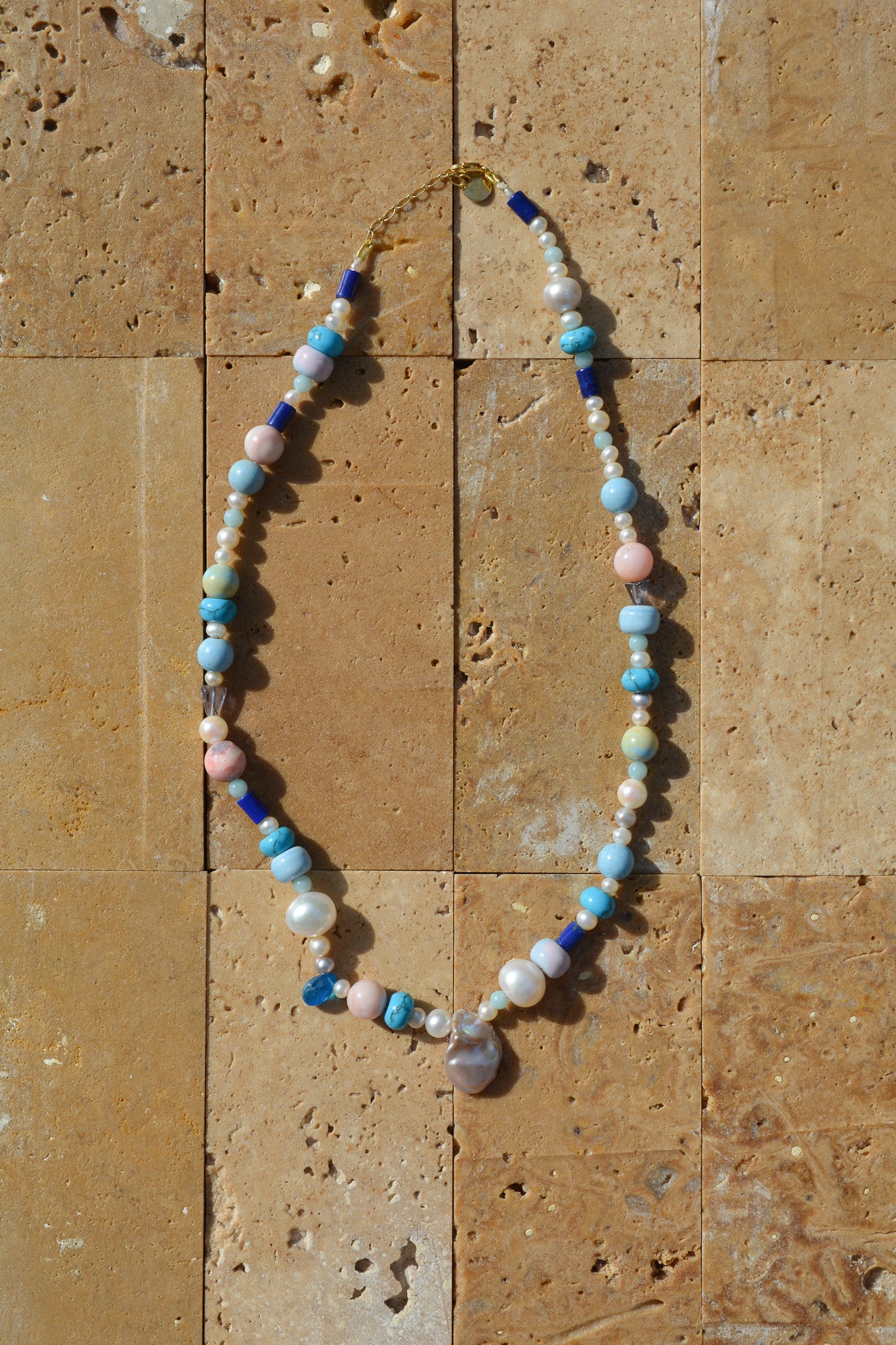 Crystal Beach pearl necklace