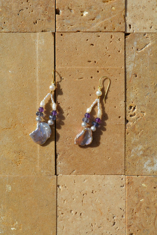 Purple Rain earrings