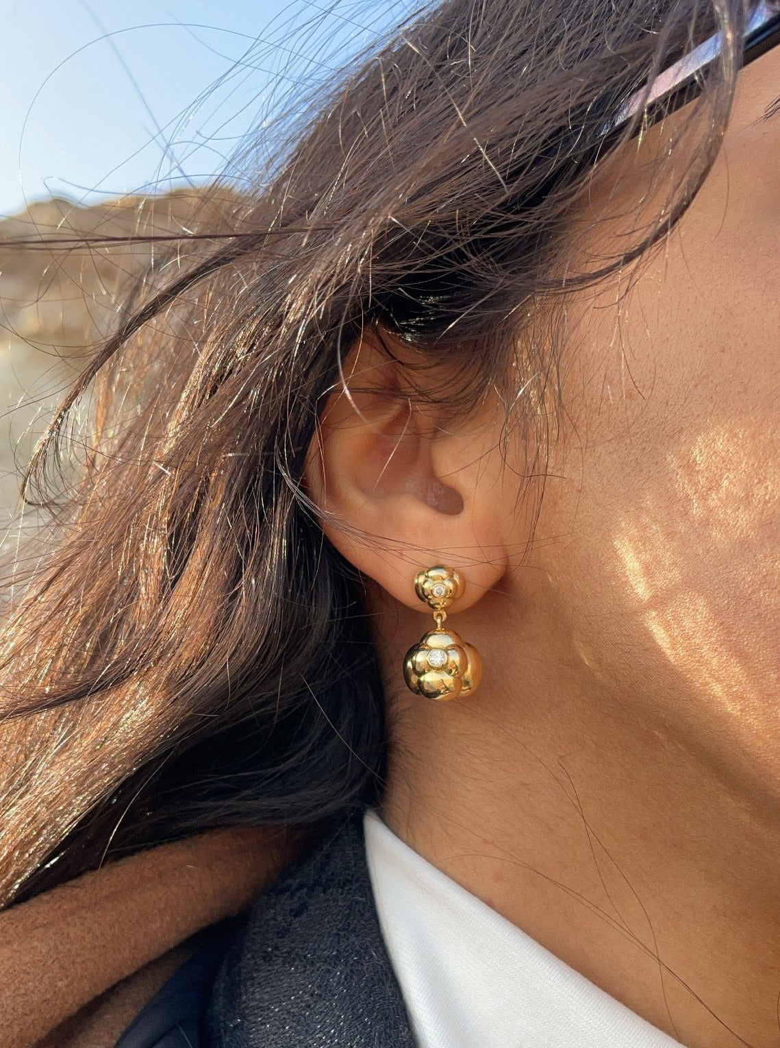 Halo Drop Earring